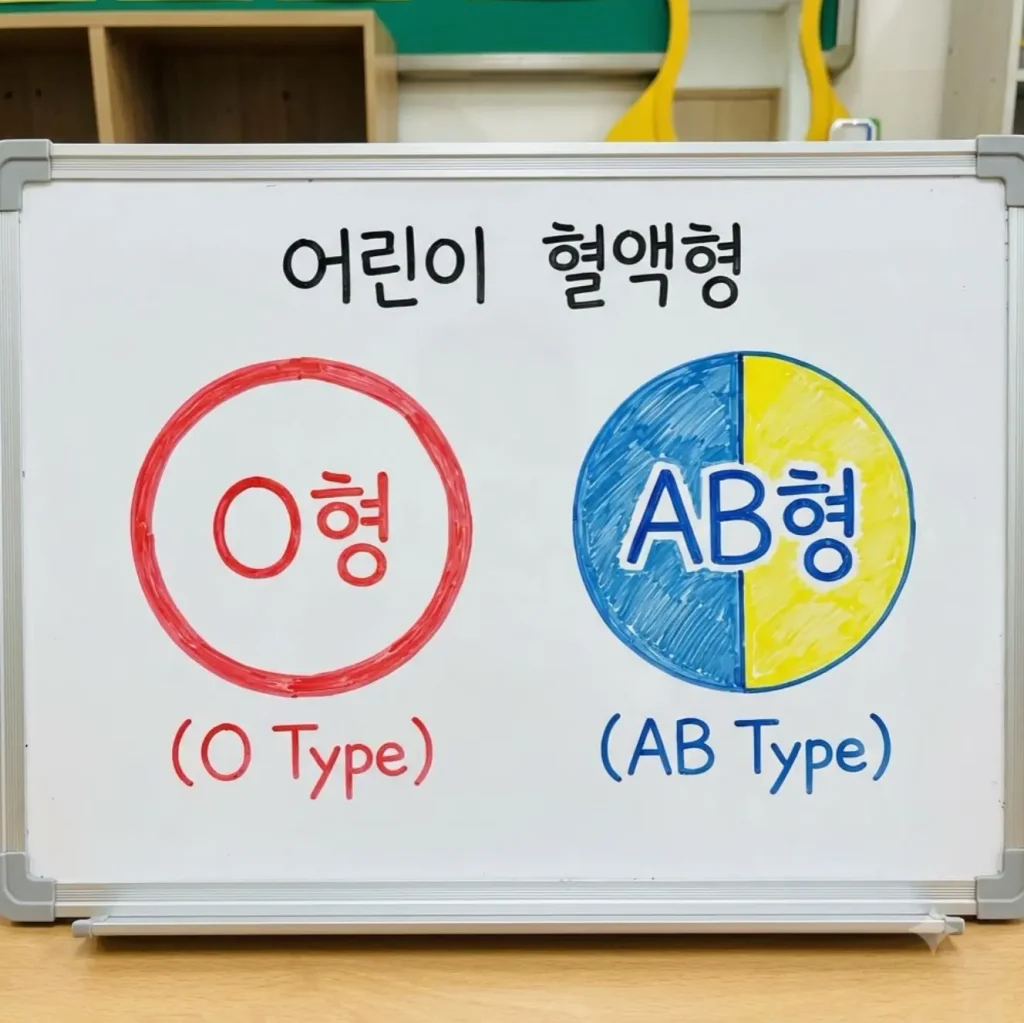 O형과 AB형 부모 사이에서 태어나는 자녀의 혈액형