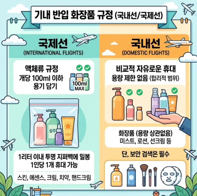 화장품-기내-반입-규정
